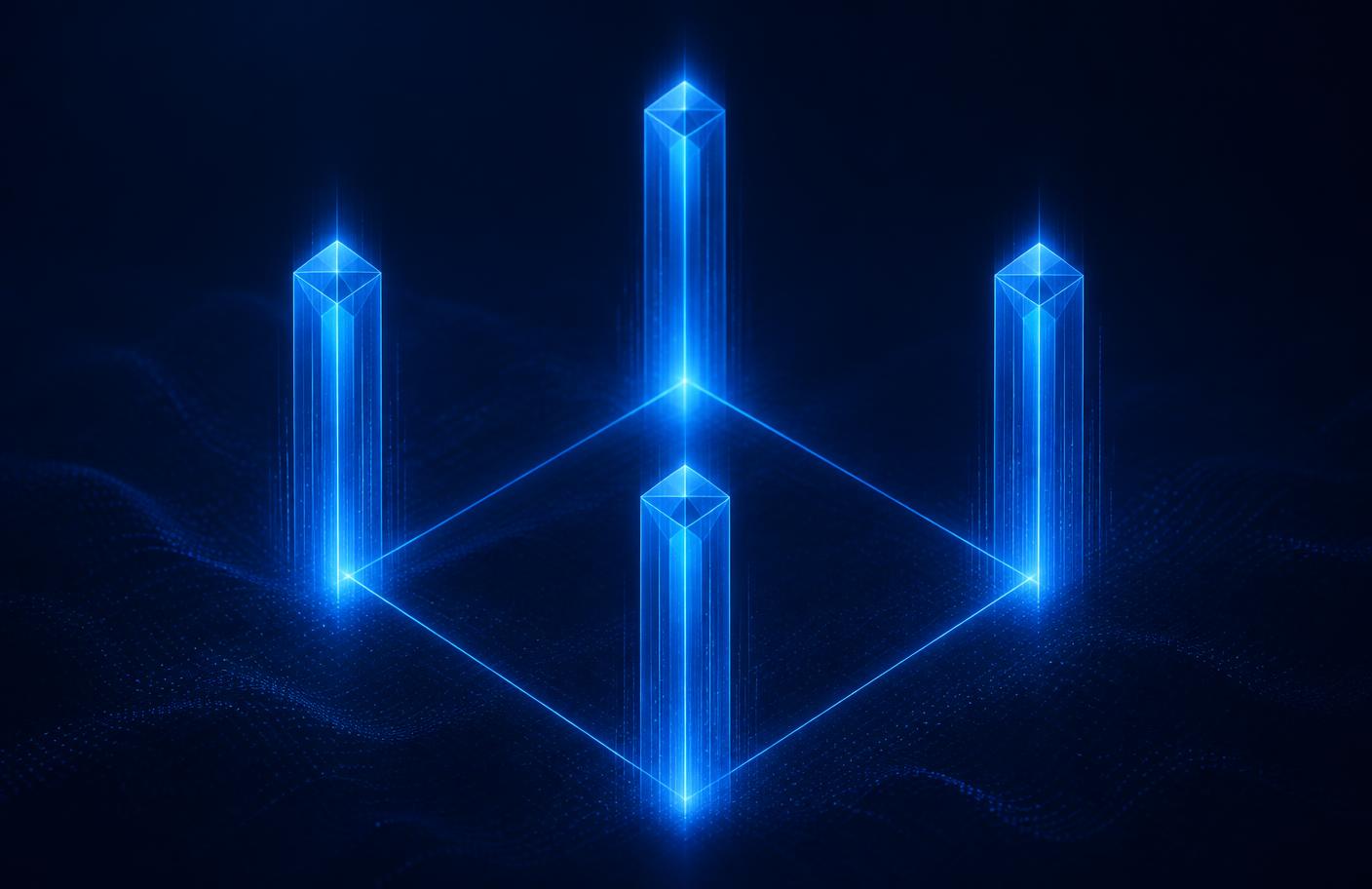 Illustration of connected nodes representing the four schools of study