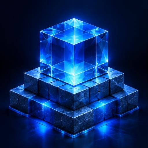 Blue light illustration of professionals collaborating, accompanying the section Become a Member of the Professional Collaboration Institute